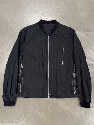2000s Prada nylon moto light jacket