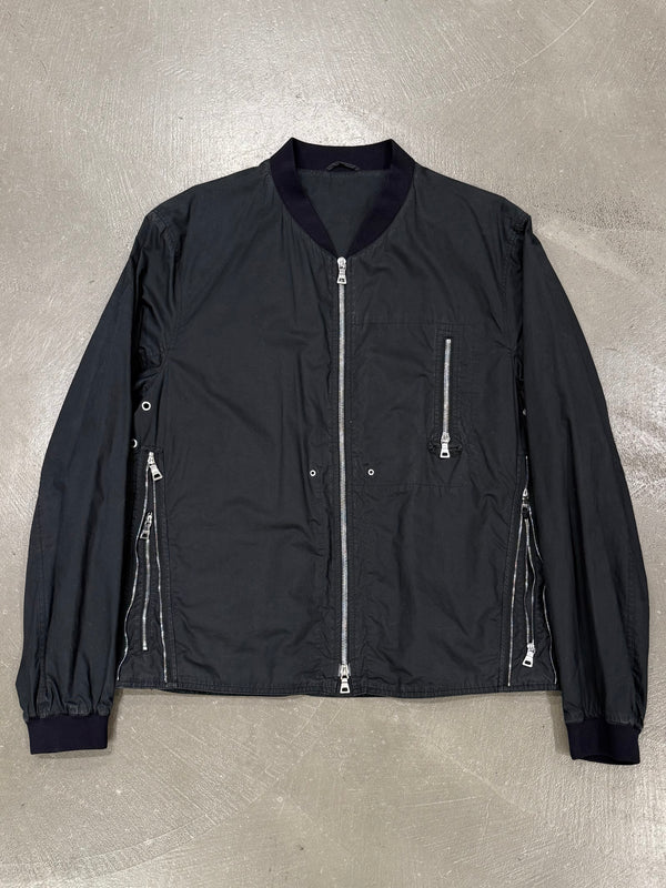 2000s Prada nylon moto light jacket
