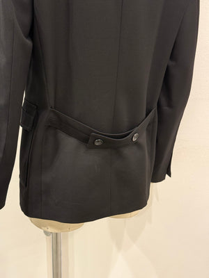 2009 Balenciaga by Ghesquiere structured heavy wool blazer