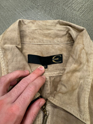 2001 Cavalli faded zipper light jacket