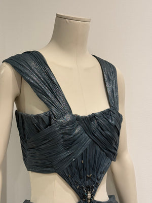 2012 Roberto Cavalli long evening dress