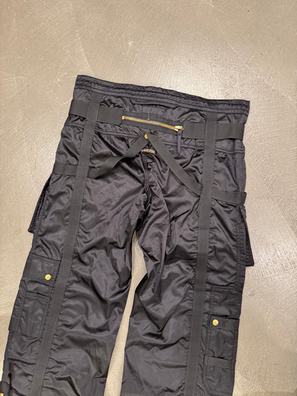 A/W2003 Jean Paul Gaultier bondage cargo parachute pants