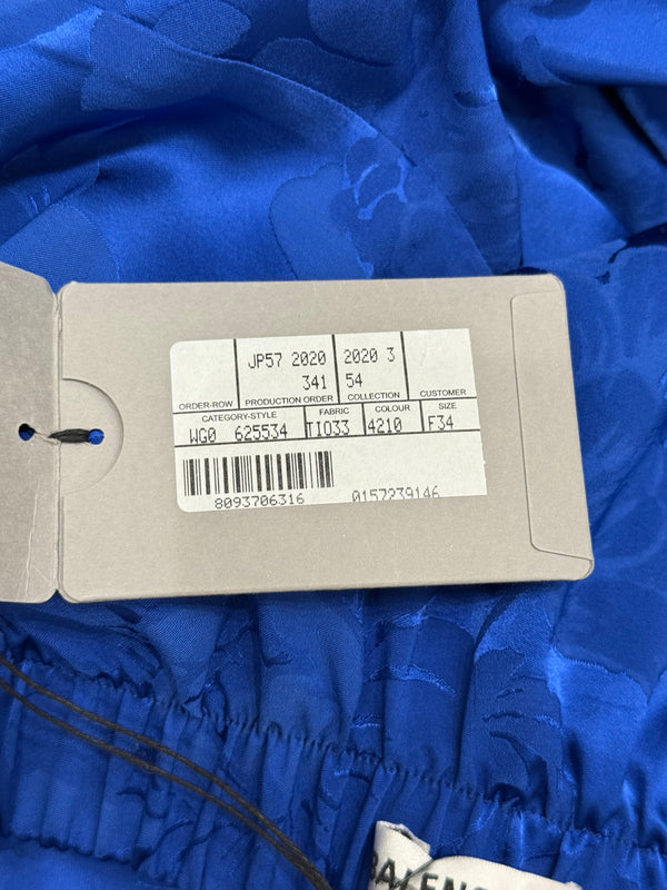 A/W2020 Balenciaga iridescent floral long skirt