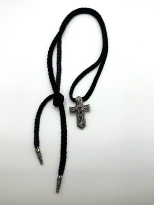 Chrome Hearts vulcanic cross necklace