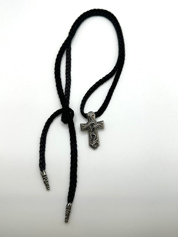 Chrome Hearts vulcanic cross necklace