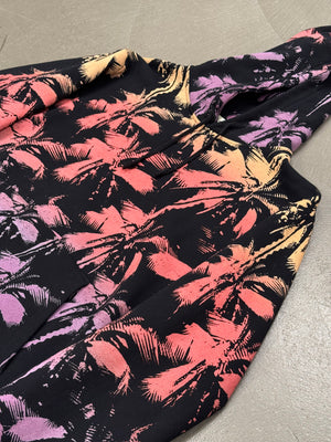 2019 Saint Laurent sunset palm tree hoodie