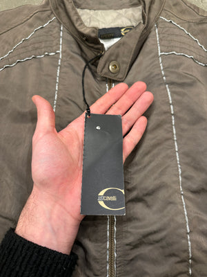 2007 Cavalli paneled bomber jacket