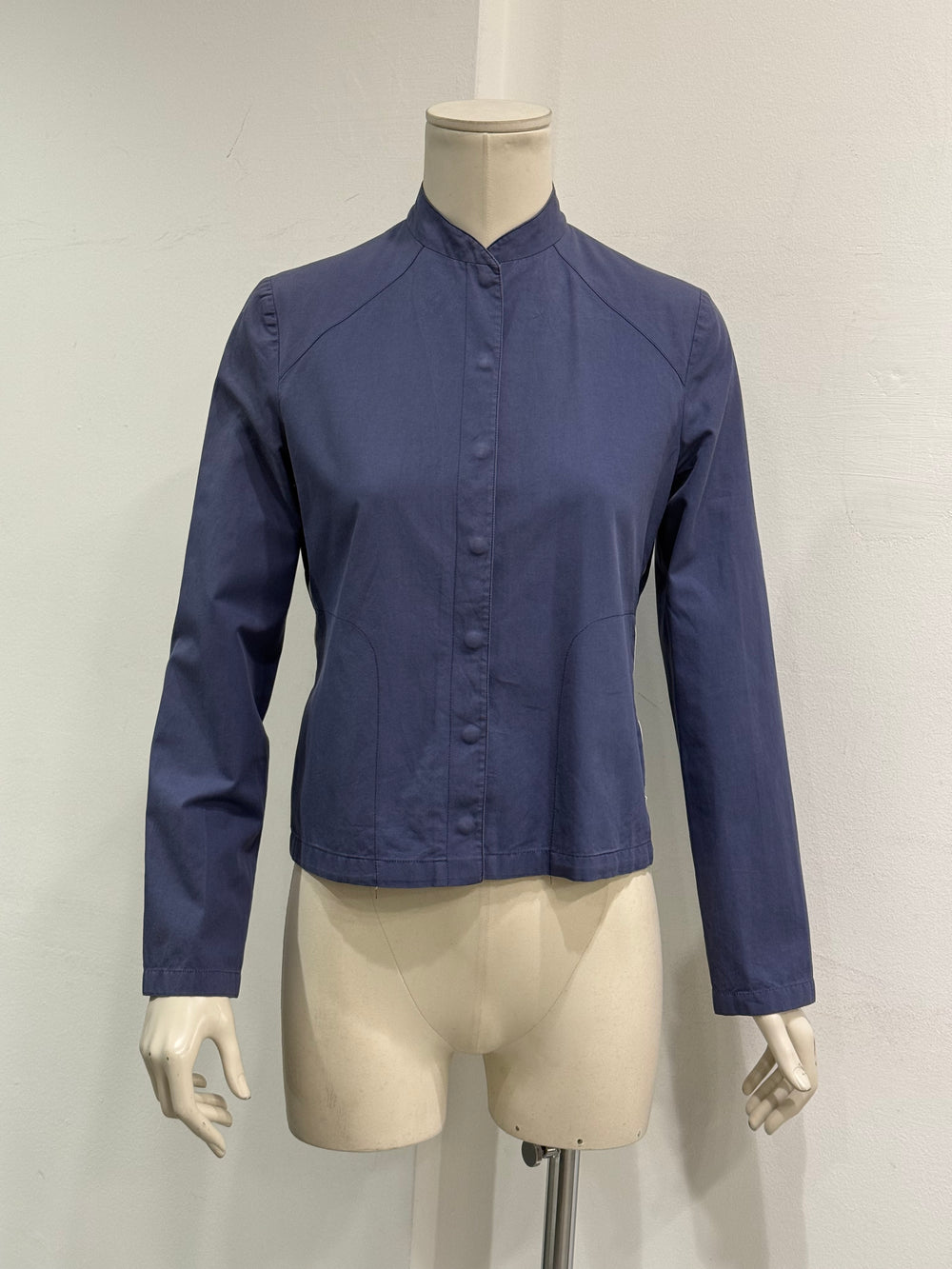2000s Miu Miu cotton minimalist cropped jacket