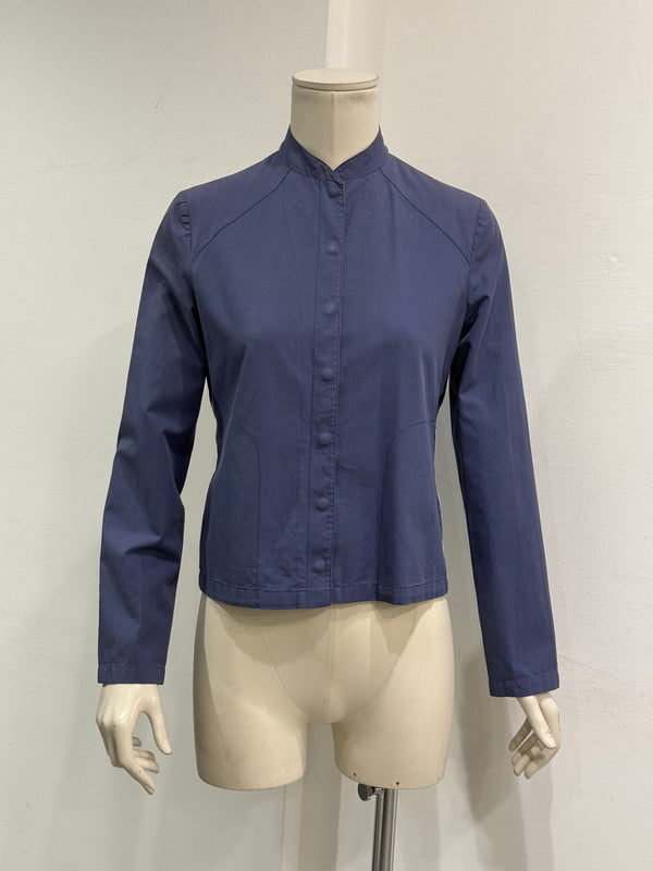 2000s Miu Miu cotton minimalist cropped jacket