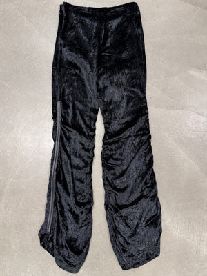 A/W1999 Gucci by Tom Ford runway velvet ruched pants
