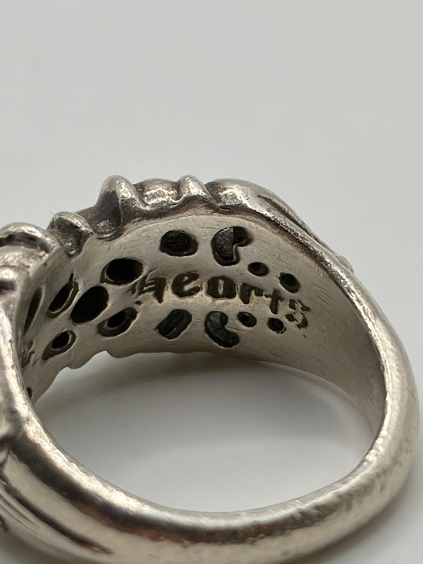Chrome Hearts emerald K&T ring