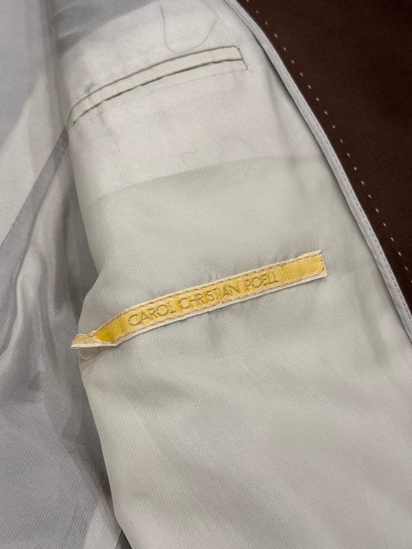 S/S2001 Carol Christian Poell overlock artisanal blazer