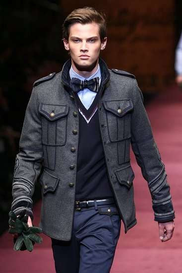 A/W2009 Dolce & Gabbana napoleon military officier jacket