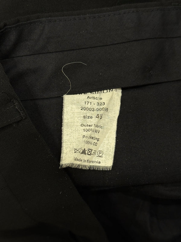 2010s Raf Simons wool flared trousers