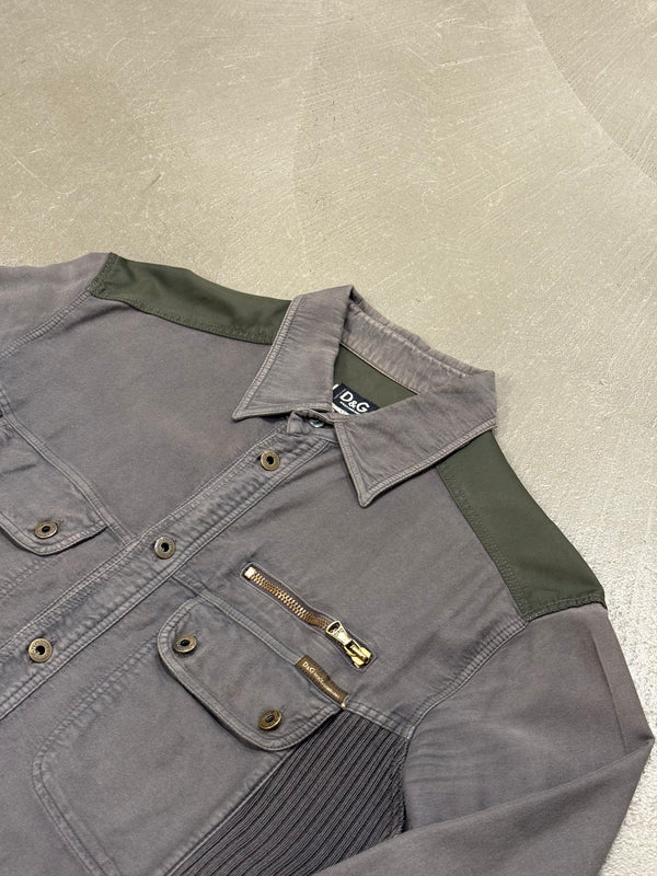 2000s Dolce & Gabbana multi pocket utility jacket
