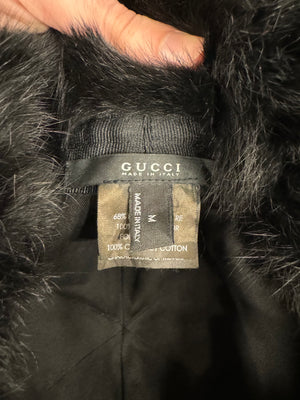 2000s Gucci by Tom Ford monogram fur trapper hat