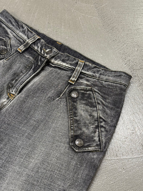 2000s Dolce & Gabbana heavy cotton faded cargo pants