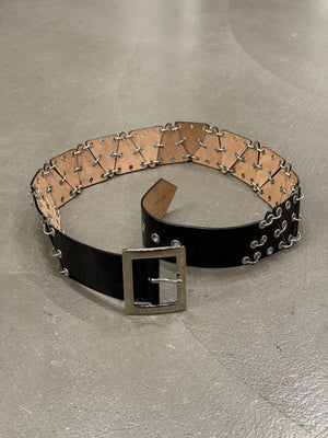 2000s Dolce & Gabbana pierced belts