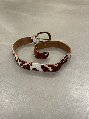 2000s Dolce & Gabbana pony hair belt