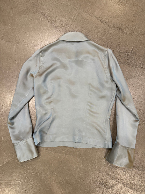 S/S1998 Gucci by Tom Ford iridescent runway shirt