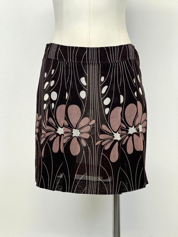 S/S2003 Miu Miu floral print skirt