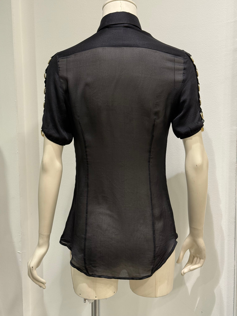 2000s Dsquared2 bondage D-ring shirt