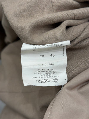 2009 Armani double breasted trench coat