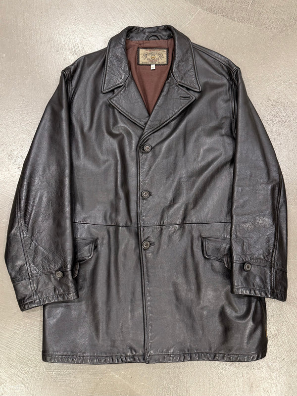 1990s ARMANI leather coat