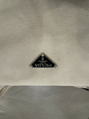 2000s Prada canvas bag