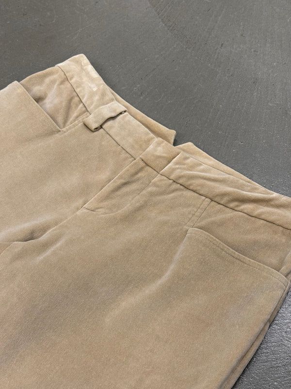 2002 Gucci by Tom Ford flared velvet pants