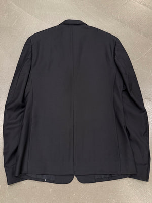 2000s Dior Homme contrast stripe tailored blazer jacket