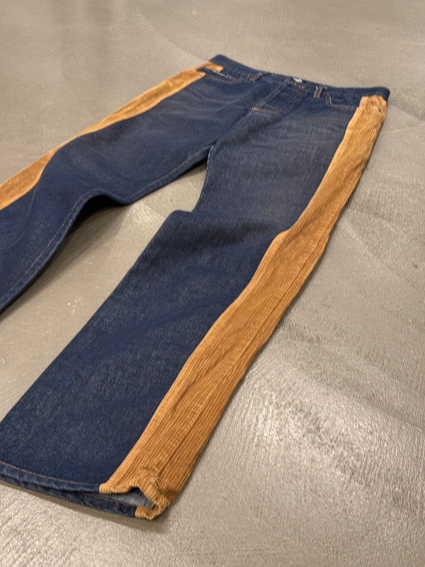 2000s Dolce & Gabbana hybrid corduroy jeans