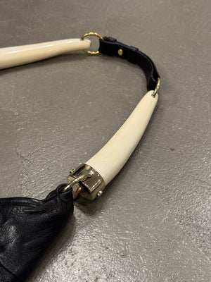 2000s Yves Saint Laurent Saint Tropez horn bag