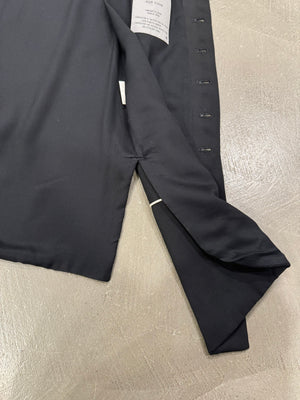 2000s Yohji Yamamoto wool black vest