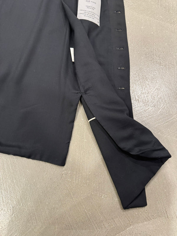 2000s Yohji Yamamoto wool black vest