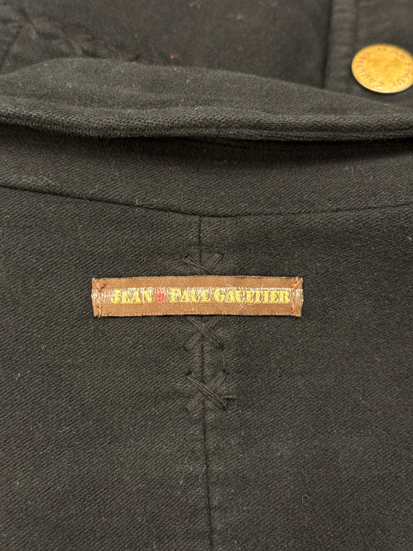 2000s Jean Paul Gaultier bull patch jacket