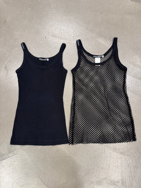 S/S2003 Dolce & Gabbana double layered net tank
