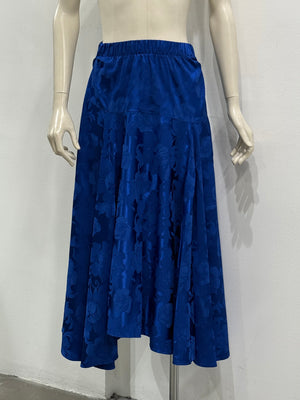 A/W2020 Balenciaga iridescent floral long skirt