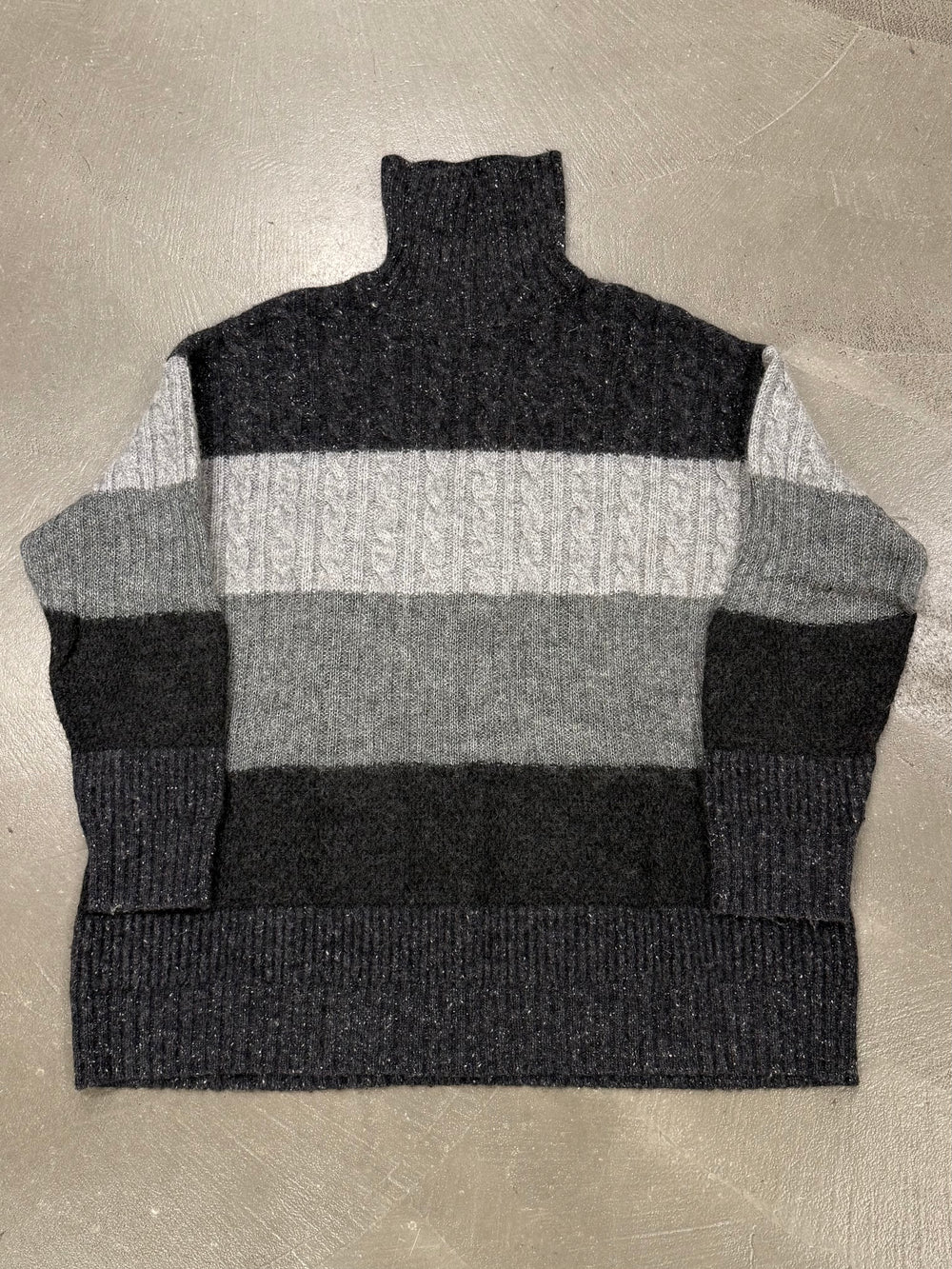 1990s Dolce & Gabbana angora wool striped knit