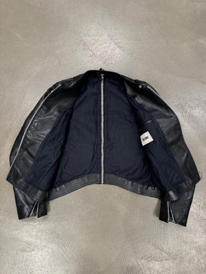 S/S2011 Acne Studios back zip leather jacket