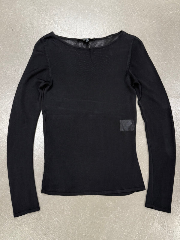 2001 Gucci by Tom Ford sheer longleeve