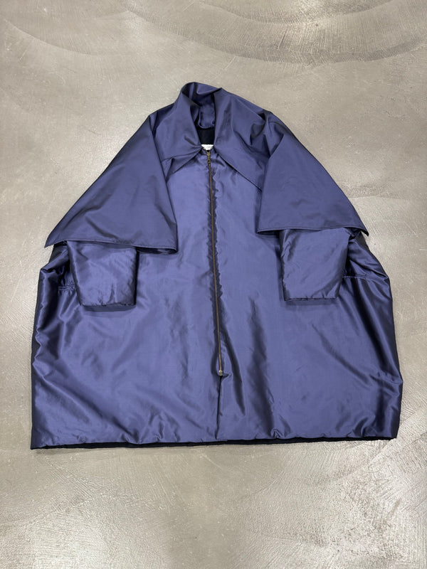 A/W 1991 Dolce & Gabbana iridescent oversized coat