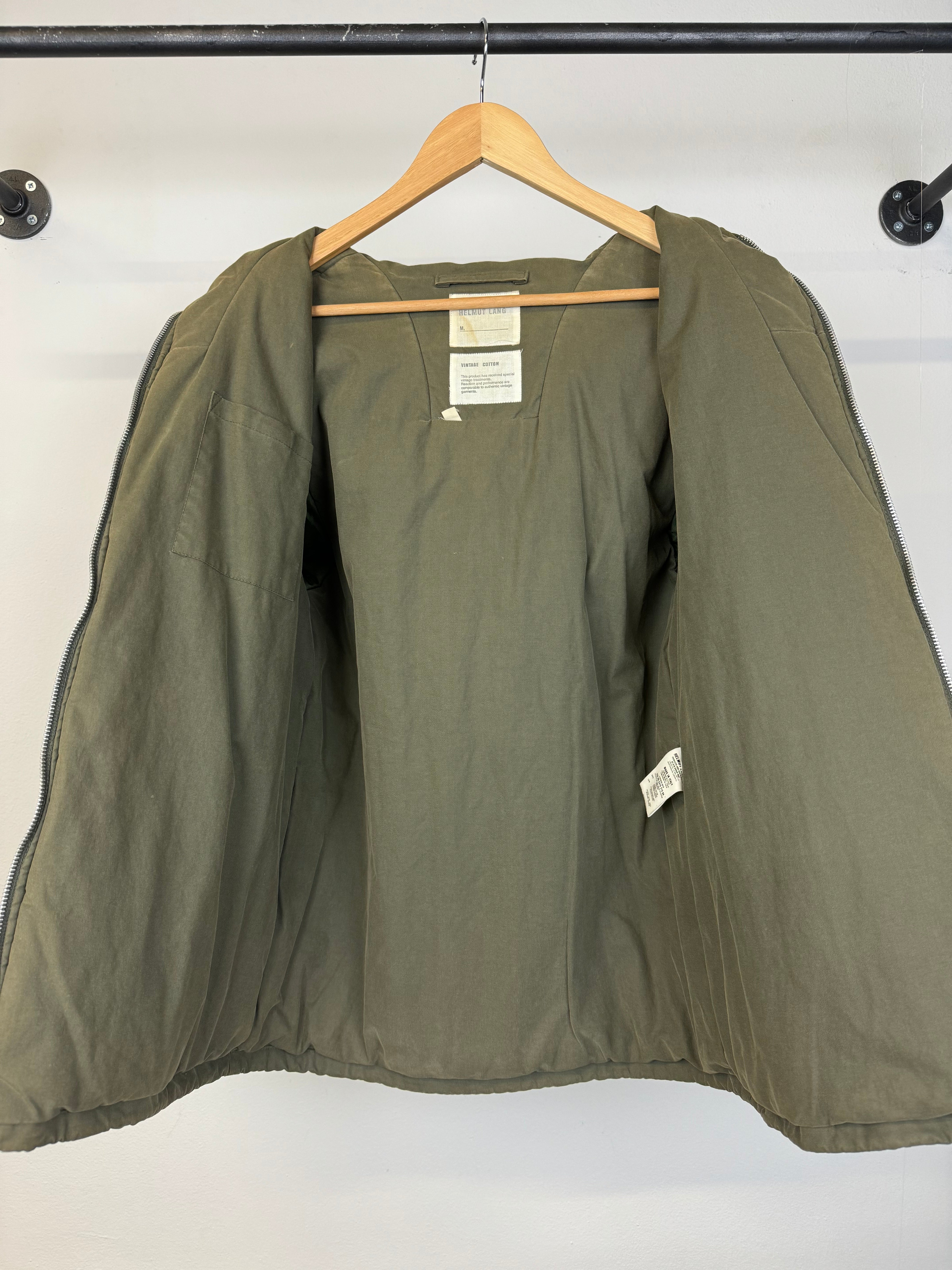 HELMUT LANG 1999 VINTAGE COTTON モッズ Helmut Lang, 1999 Cotton Zip Up Anorak - LA NAUSÉE