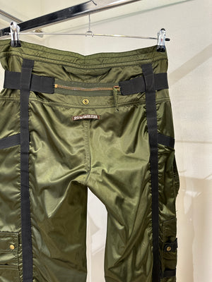 AW2003 Jean Paul Gaultier parachute bondage pants