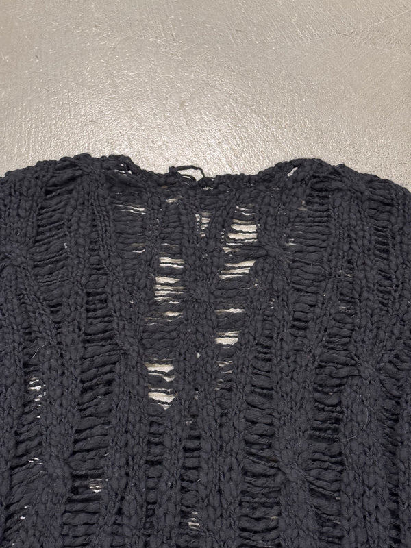 A/W2013 Saint Laurent by Hedi Slimane distressed knit