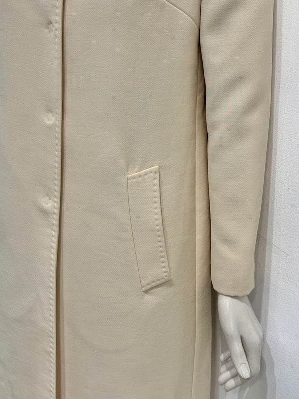2000s Dolce & Gabbana collar fur wool coat