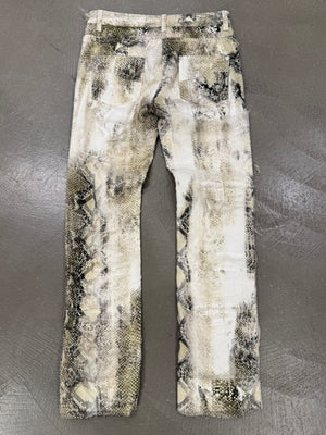 2001 Roberto Cavalli snake skin pants