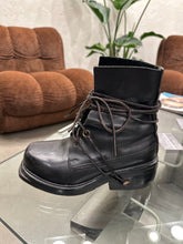 Load image into Gallery viewer, 1990s Dirk Bikkembergs lace through heel boots
