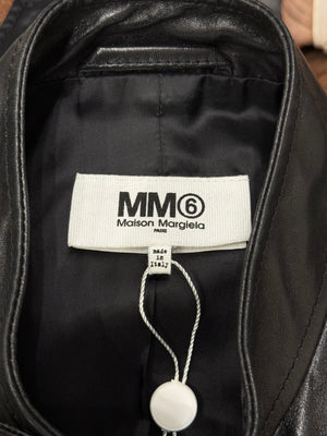 2023 Maison Margiela asymmetric 5-zip leather vest
