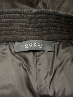 2000s Gucci by Tom Ford paneled moto leather pants